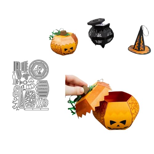 Halloween Metall Stanzschablone, Stanzformen, Stanzbögen, Prägeschablonen, Cutting Die Set, Stanzschablonen für DIY Scrapbooking, Fotoalbum Dekorative von Lotmouday