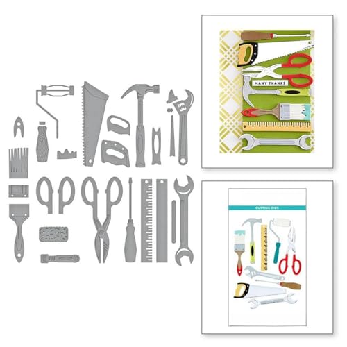 Handwerkzeug Satz Metall Stanzschablone, Stanzformen, Stanzbögen, Prägeschablonen, Cutting Die Set, Stanzschablonen für DIY Scrapbooking, Fotoalbum Dekorative von Lotmouday