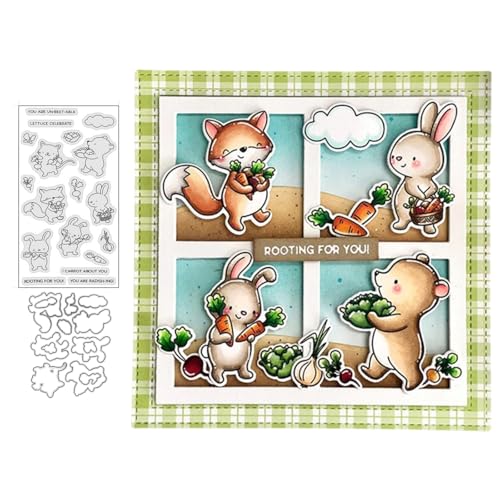 Herbsternte-Tiere Stempel und Stanzen Set, Stempel Stanzformen Sets Scrapbooking Prägeschablone Für DIY Scrapbooking Kunsthandwerk Herbsternte-Tiere Stempel und Stanzen Set, Stempel Stanzformen Sets Scrapbooking Prägeschablone Für DIY Scrapbooking Kunsthandwerk von Lotmouday