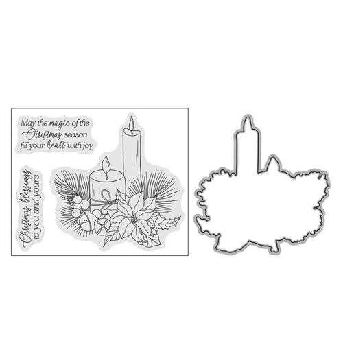Kerze Stempel und Stanzen Set, Stempel Stanzformen Sets Scrapbooking Prägeschablone Für DIY Scrapbooking Kunsthandwerk Kerze Stempel und Stanzen Set, Stempel Stanzformen Sets Scrapbooking Prägeschablone Für DIY Scrapbooking Kunsthandwerk von Lotmouday