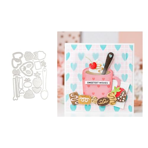 Kuchen Rahmen Metall Stanzschablone, Stanzformen, Stanzbögen, Prägeschablonen, Cutting Die Set, Stanzschablonen für DIY Scrapbooking, Fotoalbum Dekorative von Lotmouday