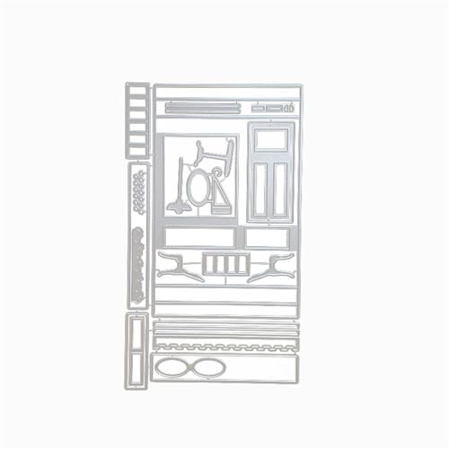 Lebensmittel Metall Stanzschablone, Stanzformen, Stanzbögen, Prägeschablonen, Cutting Die Set, Stanzschablonen für DIY Scrapbooking, Fotoalbum Dekorative von Lotmouday