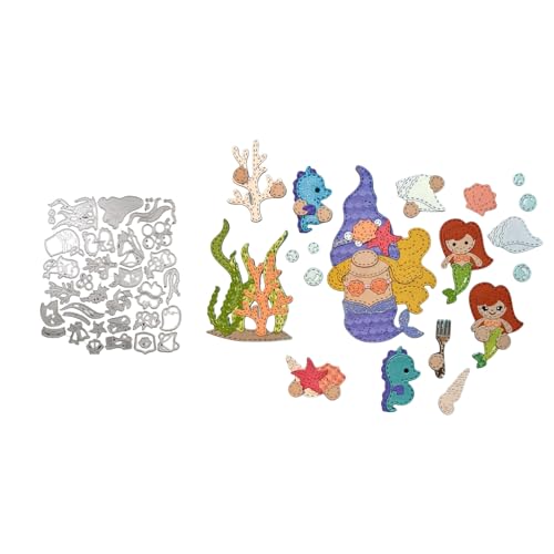 Meeresboden Welt Metall Stanzschablone, Stanzformen, Stanzbögen, Prägeschablonen, Cutting Die Set, Stanzschablonen für DIY Scrapbooking, Fotoalbum Dekorative Meeresboden Welt Metall Stanzschablone, Stanzformen, Stanzbögen, Prägeschablonen, Cutting Die Set, Stanzschablonen für DIY Scrapbooking, Fotoalbum Dekorative von Lotmouday