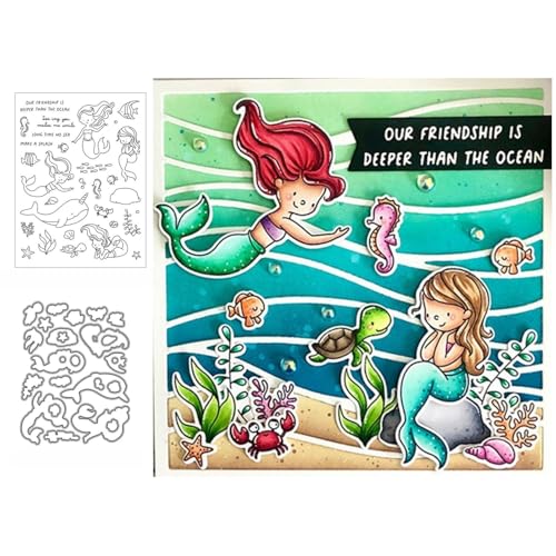 Meerestiere Stempel und Stanzen Set, Stempel Stanzformen Sets Scrapbooking Prägeschablone Für DIY Scrapbooking Kunsthandwerk Meerestiere Stempel und Stanzen Set, Stempel Stanzformen Sets Scrapbooking Prägeschablone Für DIY Scrapbooking Kunsthandwerk von Lotmouday