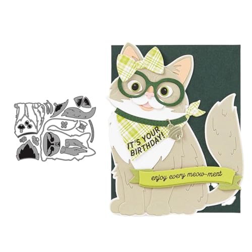 Niedliche Katze Metall Stanzschablone, Stanzformen, Stanzbögen, Prägeschablonen, Cutting Die Set, Stanzschablonen für DIY Scrapbooking, Fotoalbum Dekorative Niedliche Katze Metall Stanzschablone, Stanzformen, Stanzbögen, Prägeschablonen, Cutting Die Set, Stanzschablonen für DIY Scrapbooking, Fotoalbum Dekorative von Lotmouday