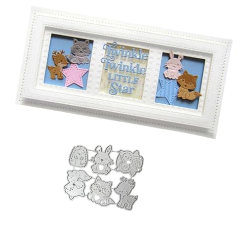 Niedliche Tiere Metall Stanzschablone, Stanzformen, Stanzbögen, Prägeschablonen, Cutting Die Set, Stanzschablonen für DIY Scrapbooking, Fotoalbum Dekorative Niedliche Tiere Metall Stanzschablone, Stanzformen, Stanzbögen, Prägeschablonen, Cutting Die Set, Stanzschablonen für DIY Scrapbooking, Fotoalbum Dekorative von Lotmouday