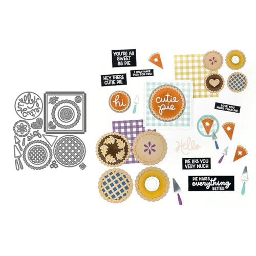 Plätzchen Metall Stanzschablone, Stanzformen, Stanzbögen, Prägeschablonen, Cutting Die Set, Stanzschablonen für DIY Scrapbooking, Fotoalbum Dekorative von Lotmouday