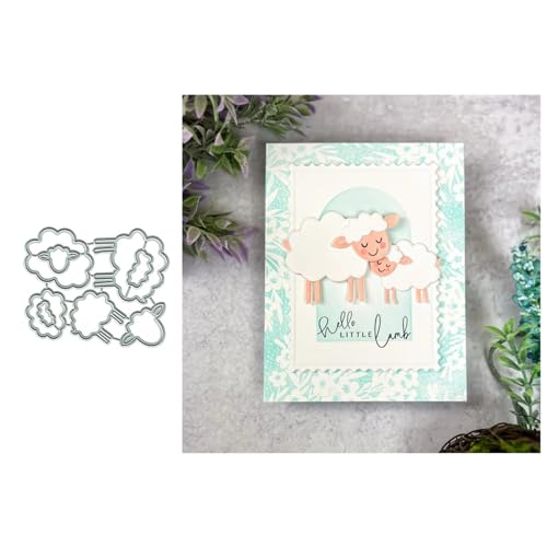 Schaf Metall Stanzschablone, Stanzformen, Stanzbögen, Prägeschablonen, Cutting Die Set, Stanzschablonen für DIY Scrapbooking, Fotoalbum Dekorative Schaf Metall Stanzschablone, Stanzformen, Stanzbögen, Prägeschablonen, Cutting Die Set, Stanzschablonen für DIY Scrapbooking, Fotoalbum Dekorative von Lotmouday