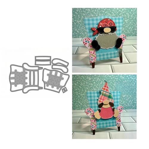 Sofa Metall Stanzschablone, Stanzformen, Stanzbögen, Prägeschablonen, Cutting Die Set, Stanzschablonen für DIY Scrapbooking, Fotoalbum Dekorative von Lotmouday