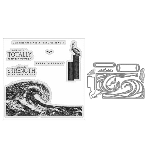 Sommer-Surfen Stempel und Stanzen Set, Stempel Stanzformen Sets Scrapbooking Prägeschablone Für DIY Scrapbooking Kunsthandwerk Sommer-Surfen Stempel und Stanzen Set, Stempel Stanzformen Sets Scrapbooking Prägeschablone Für DIY Scrapbooking Kunsthandwerk von Lotmouday
