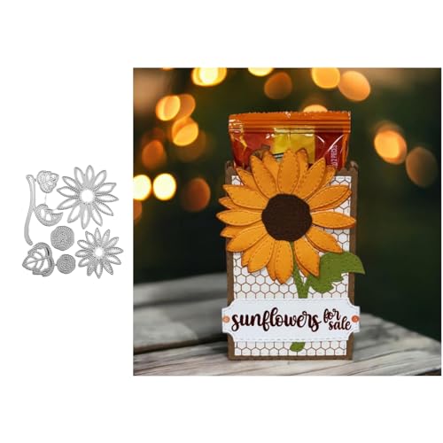 Sonnen Blume Metall Stanzschablone, Stanzformen, Stanzbögen, Prägeschablonen, Cutting Die Set, Stanzschablonen für DIY Scrapbooking, Fotoalbum Dekorative Sonnen Blume Metall Stanzschablone, Stanzformen, Stanzbögen, Prägeschablonen, Cutting Die Set, Stanzschablonen für DIY Scrapbooking, Fotoalbum Dekorative von Lotmouday