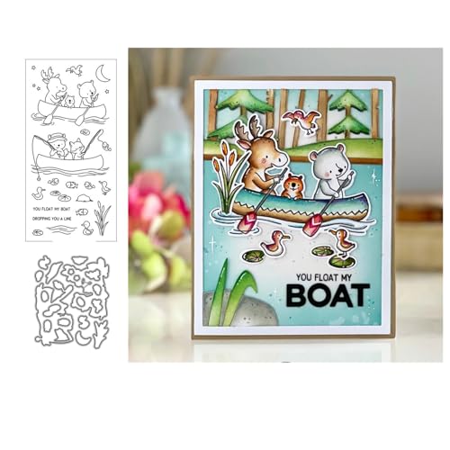 Süße Tiere Stempel und Stanzen Set, Stempel Stanzformen Sets Scrapbooking Prägeschablone Für DIY Scrapbooking Kunsthandwerk Süße Tiere Stempel und Stanzen Set, Stempel Stanzformen Sets Scrapbooking Prägeschablone Für DIY Scrapbooking Kunsthandwerk von Lotmouday