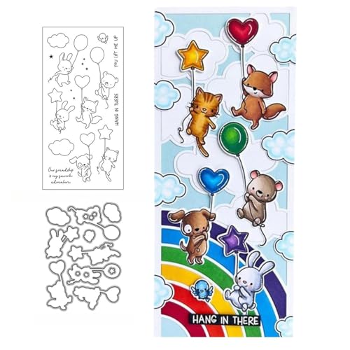 Süße Tiere Stempel und Stanzen Set, Stempel Stanzformen Sets Scrapbooking Prägeschablone Für DIY Scrapbooking Kunsthandwerk Süße Tiere Stempel und Stanzen Set, Stempel Stanzformen Sets Scrapbooking Prägeschablone Für DIY Scrapbooking Kunsthandwerk von Lotmouday