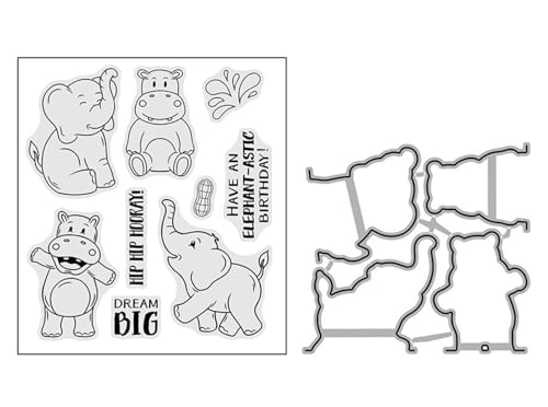 Süße Tiere Stempel und Stanzen Set, Stempel Stanzformen Sets Scrapbooking Prägeschablone Für DIY Scrapbooking Kunsthandwerk Süße Tiere Stempel und Stanzen Set, Stempel Stanzformen Sets Scrapbooking Prägeschablone Für DIY Scrapbooking Kunsthandwerk von Lotmouday