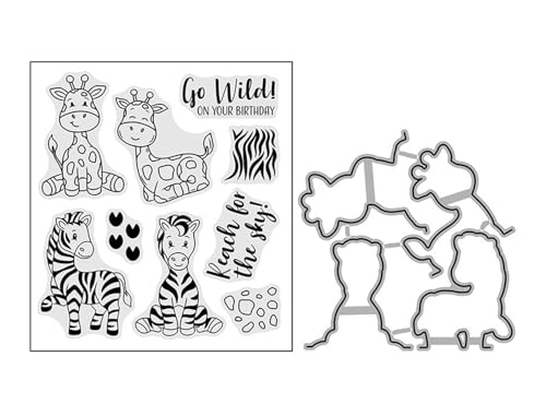 Süße Tiere Stempel und Stanzen Set, Stempel Stanzformen Sets Scrapbooking Prägeschablone Für DIY Scrapbooking Kunsthandwerk Süße Tiere Stempel und Stanzen Set, Stempel Stanzformen Sets Scrapbooking Prägeschablone Für DIY Scrapbooking Kunsthandwerk von Lotmouday