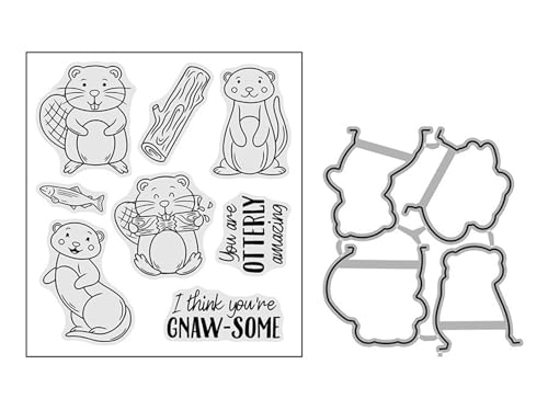 Süße Tiere Stempel und Stanzen Set, Stempel Stanzformen Sets Scrapbooking Prägeschablone Für DIY Scrapbooking Kunsthandwerk Süße Tiere Stempel und Stanzen Set, Stempel Stanzformen Sets Scrapbooking Prägeschablone Für DIY Scrapbooking Kunsthandwerk von Lotmouday