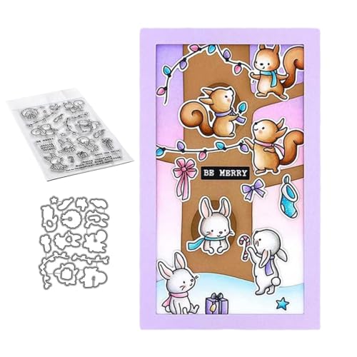Süße Tiere Stempel und Stanzen Set, Stempel Stanzformen Sets Scrapbooking Prägeschablone Für DIY Scrapbooking Kunsthandwerk Süße Tiere Stempel und Stanzen Set, Stempel Stanzformen Sets Scrapbooking Prägeschablone Für DIY Scrapbooking Kunsthandwerk von Lotmouday