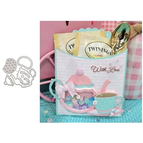 Teekanne Teetasse Metall Stanzschablone, Stanzformen, Stanzbögen, Prägeschablonen, Cutting Die Set, Stanzschablonen für DIY Scrapbooking, Fotoalbum Dekorative Teekanne Teetasse Metall Stanzschablone, Stanzformen, Stanzbögen, Prägeschablonen, Cutting Die Set, Stanzschablonen für DIY Scrapbooking, Fotoalbum Dekorative von Lotmouday