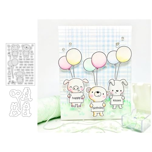 Tier-Pinnwand Stempel und Stanzen Set, Stempel Stanzformen Sets Scrapbooking Prägeschablone Für DIY Scrapbooking Kunsthandwerk Tier-Pinnwand Stempel und Stanzen Set, Stempel Stanzformen Sets Scrapbooking Prägeschablone Für DIY Scrapbooking Kunsthandwerk von Lotmouday