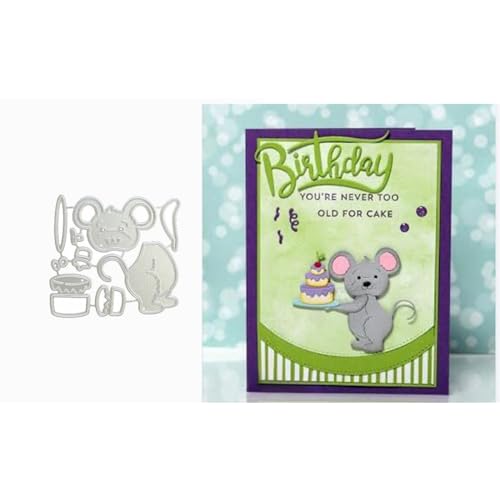 Torte Maus Metall Stanzschablone, Stanzformen, Stanzbögen, Prägeschablonen, Cutting Die Set, Stanzschablonen für DIY Scrapbooking, Fotoalbum Dekorative Torte Maus Metall Stanzschablone, Stanzformen, Stanzbögen, Prägeschablonen, Cutting Die Set, Stanzschablonen für DIY Scrapbooking, Fotoalbum Dekorative von Lotmouday