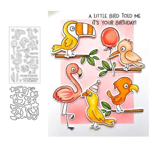 Vögel Stempel und Stanzen Set, Stempel Stanzformen Sets Scrapbooking Prägeschablone Für DIY Scrapbooking Kunsthandwerk Vögel Stempel und Stanzen Set, Stempel Stanzformen Sets Scrapbooking Prägeschablone Für DIY Scrapbooking Kunsthandwerk von Lotmouday