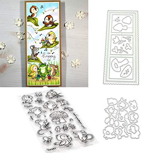 Waldparty Stempel und Stanzen Set, Stempel Stanzformen Sets Scrapbooking Prägeschablone Für DIY Scrapbooking Kunsthandwerk Waldparty Stempel und Stanzen Set, Stempel Stanzformen Sets Scrapbooking Prägeschablone Für DIY Scrapbooking Kunsthandwerk von Lotmouday
