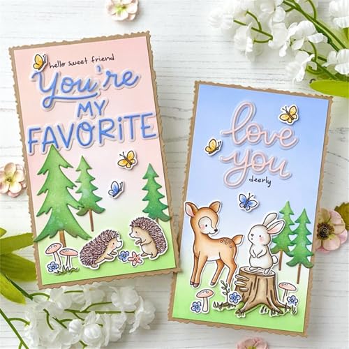 Waldtiere Stempel und Stanzen Set, Stempel Stanzformen Sets Scrapbooking Prägeschablone Für DIY Scrapbooking Kunsthandwerk Waldtiere Stempel und Stanzen Set, Stempel Stanzformen Sets Scrapbooking Prägeschablone Für DIY Scrapbooking Kunsthandwerk von Lotmouday