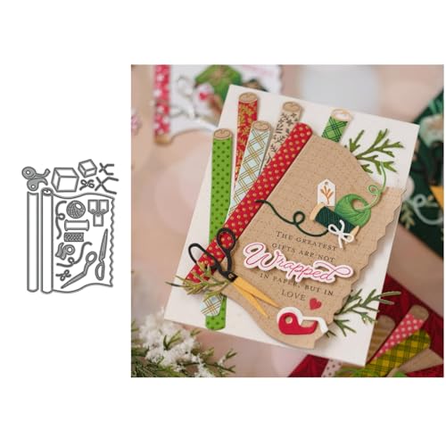 Weihnachten Metall Stanzschablone, Stanzformen, Stanzbögen, Prägeschablonen, Cutting Die Set, Stanzschablonen für DIY Scrapbooking, Fotoalbum Dekorative von Lotmouday