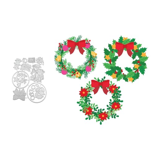 Weihnachten Metall Stanzschablone, Stanzformen, Stanzbögen, Prägeschablonen, Cutting Die Set, Stanzschablonen für DIY Scrapbooking, Fotoalbum Dekorative von Lotmouday