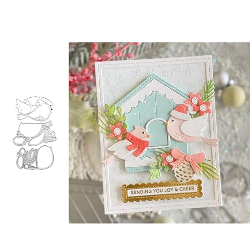 Weihnachten Metall Stanzschablone, Stanzformen, Stanzbögen, Prägeschablonen, Cutting Die Set, Stanzschablonen für DIY Scrapbooking, Fotoalbum Dekorative von Lotmouday