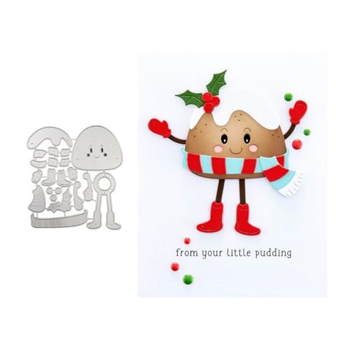 Weihnachten Metall Stanzschablone, Stanzformen, Stanzbögen, Prägeschablonen, Cutting Die Set, Stanzschablonen für DIY Scrapbooking, Fotoalbum Dekorative von Lotmouday