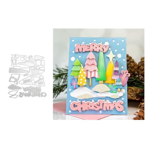 Weihnachten Schneeball Metall Stanzschablone, Stanzformen, Stanzbögen, Prägeschablonen, Cutting Die Set, Stanzschablonen für DIY Scrapbooking, Fotoalbum Dekorative von Lotmouday