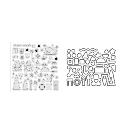 Weihnachten Stempel und Stanzen Set, Stempel Stanzformen Sets Scrapbooking Prägeschablone Für DIY Scrapbooking Kunsthandwerk Weihnachten Stempel und Stanzen Set, Stempel Stanzformen Sets Scrapbooking Prägeschablone Für DIY Scrapbooking Kunsthandwerk von Lotmouday
