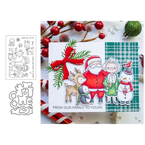 Weihnachten Stempel und Stanzen Set, Stempel Stanzformen Sets Scrapbooking Prägeschablone Für DIY Scrapbooking Kunsthandwerk Weihnachten Stempel und Stanzen Set, Stempel Stanzformen Sets Scrapbooking Prägeschablone Für DIY Scrapbooking Kunsthandwerk von Lotmouday