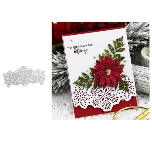 Weihnachts Schneeball Metall Stanzschablone, Stanzformen, Stanzbögen, Prägeschablonen, Cutting Die Set, Stanzschablonen für DIY Scrapbooking, Fotoalbum Dekorative von Lotmouday
