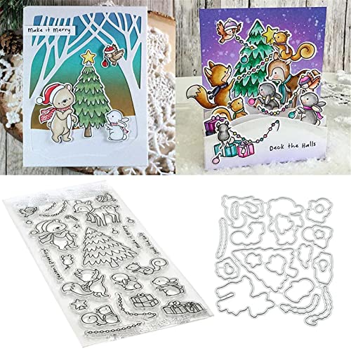 Weihnachtsbaum Stempel und Stanzen Set, Stempel Stanzformen Sets Scrapbooking Prägeschablone Für DIY Scrapbooking Kunsthandwerk Weihnachtsbaum Stempel und Stanzen Set, Stempel Stanzformen Sets Scrapbooking Prägeschablone Für DIY Scrapbooking Kunsthandwerk von Lotmouday