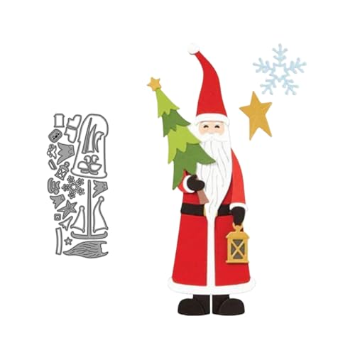 Weihnachtsmann Metall Stanzschablone, Stanzformen, Stanzbögen, Prägeschablonen, Cutting Die Set, Stanzschablonen für DIY Scrapbooking, Fotoalbum Dekorative Weihnachtsmann Metall Stanzschablone, Stanzformen, Stanzbögen, Prägeschablonen, Cutting Die Set, Stanzschablonen für DIY Scrapbooking, Fotoalbum Dekorative von Lotmouday
