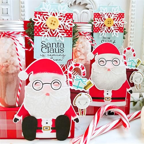 Weihnachtsmann Stempel und Stanzen Set, Stempel Stanzformen Sets Scrapbooking Prägeschablone Für DIY Scrapbooking Kunsthandwerk Weihnachtsmann Stempel und Stanzen Set, Stempel Stanzformen Sets Scrapbooking Prägeschablone Für DIY Scrapbooking Kunsthandwerk von Lotmouday