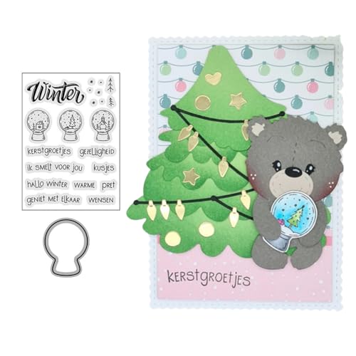 Winterschneekugel Stempel und Stanzen Set, Stempel Stanzformen Sets Scrapbooking Prägeschablone Für DIY Scrapbooking Kunsthandwerk Winterschneekugel Stempel und Stanzen Set, Stempel Stanzformen Sets Scrapbooking Prägeschablone Für DIY Scrapbooking Kunsthandwerk von Lotmouday