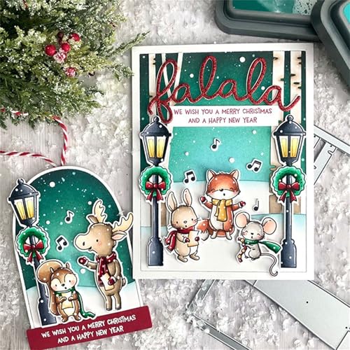 Wintertiere Stempel und Stanzen Set, Stempel Stanzformen Sets Scrapbooking Prägeschablone Für DIY Scrapbooking Kunsthandwerk Wintertiere Stempel und Stanzen Set, Stempel Stanzformen Sets Scrapbooking Prägeschablone Für DIY Scrapbooking Kunsthandwerk von Lotmouday