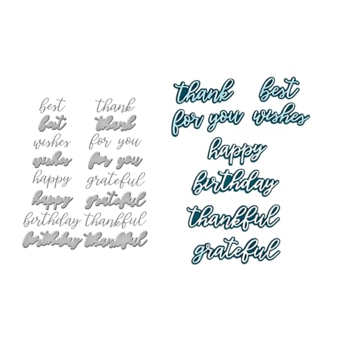 Worte Metall Stanzschablone, Stanzformen, Stanzbögen, Prägeschablonen, Cutting Die Set, Stanzschablonen für DIY Scrapbooking, Fotoalbum Dekorative Worte Metall Stanzschablone, Stanzformen, Stanzbögen, Prägeschablonen, Cutting Die Set, Stanzschablonen für DIY Scrapbooking, Fotoalbum Dekorative von Lotmouday