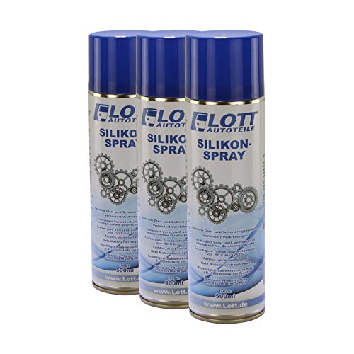 3X Lott Silikonspray 500ml / Silikon Spray Schmierstoff Schmiermittel Siliconespray 3X Lott Silikonspray 500ml / Silikon Spray Schmierstoff Schmiermittel Siliconespray von Lott-Autoteile