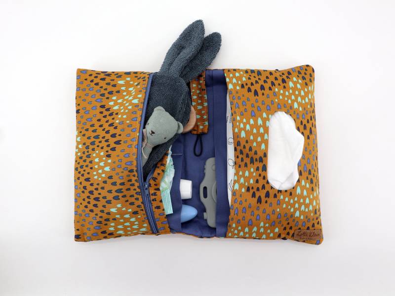 Windeltasche | Wickeltasche Personalisiert Mit Namen Wickelunterlage von LottiKleinShop