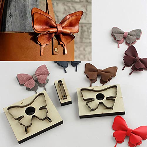 3 x Schmetterlings-Holz-Stanzformen für Leder, Scrapbook, Prägeform, Stanzform für Ohrringe, Schmuck, DIY, Lederhandwerk von Lottoyday