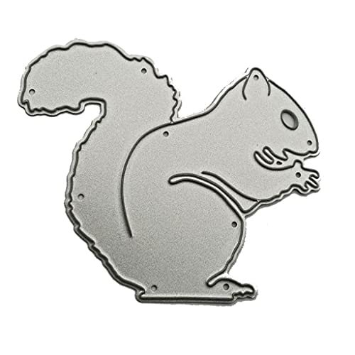 Eichhörnchen Metall Stanzformen Stanzformen für Kartenherstellung Räumlichkeit Prägeschablonen für Scrapbooking DIY Album Papier Karten Dekoration von Lottoyday