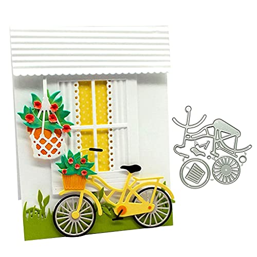 Fahrrad Metall Stanzformen, Stanzformen für Kartenherstellung, Prägeschablonen für Scrapbooking, DIY Album Papier Karten Dekoration Fahrrad Metall Stanzformen, Stanzformen für Kartenherstellung, Prägeschablonen für Scrapbooking, DIY Album Papier Karten Dekoration von Lottoyday