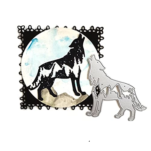 Heulender Wolf Metall Stanzformen Stanzformen für Kartenherstellung Clearance, Prägeschablonen für Scrapbooking, DIY Album Papierkarten Dekoration Heulender Wolf Metall Stanzformen Stanzformen für Kartenherstellung Clearance, Prägeschablonen für Scrapbooking, DIY Album Papierkarten Dekoration von Lottoyday