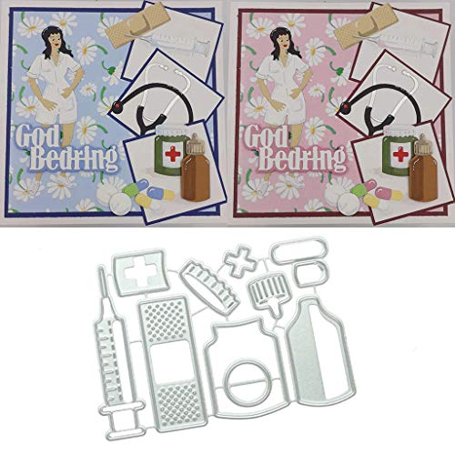 Medizinische Metall-Stanzformen, Stanzformen für Kartenherstellung, Prägeschablonen für Scrapbooking, DIY Alben, Papierkarten, Kunsthandwerk, Dekoration von Lottoyday