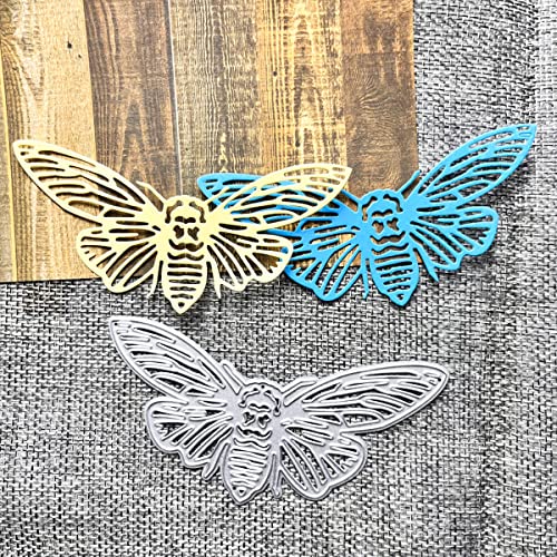 Motten Metall Stanzformen, Stanzformen für Kartenherstellung, Prägeschablonen für Scrapbooking, DIY Album Papierkarten Dekoration von Lottoyday