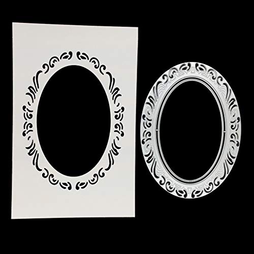 Ovale Spitzen-Metall-Stanzformen, Stanzformen für Kartenherstellung, Prägeschablonen für Scrapbooking, DIY Alben, Papierkarten, Dekoration von Lottoyday